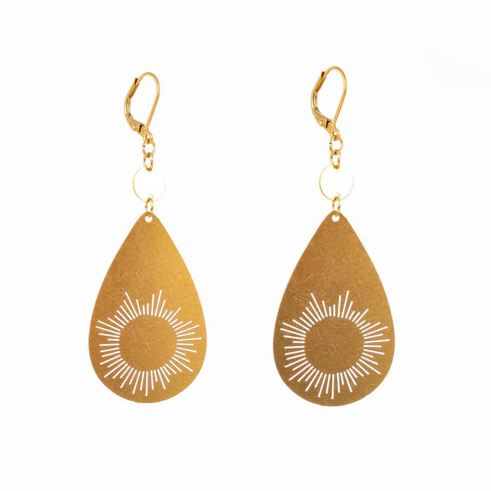 Altiplano - Sunburst Teardrop Earrings