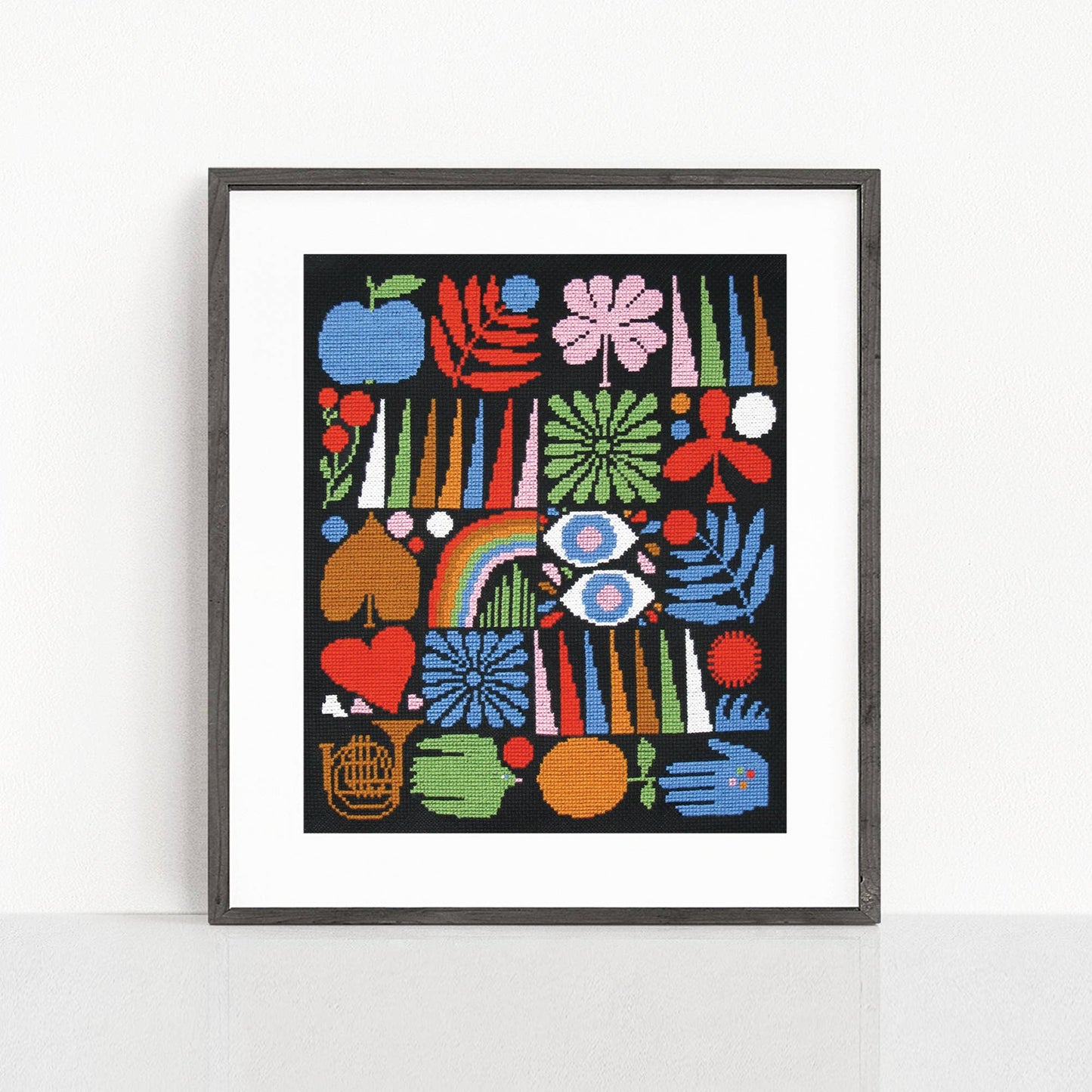 budgiegoods - Joyful Grid Cross Stitch Kit