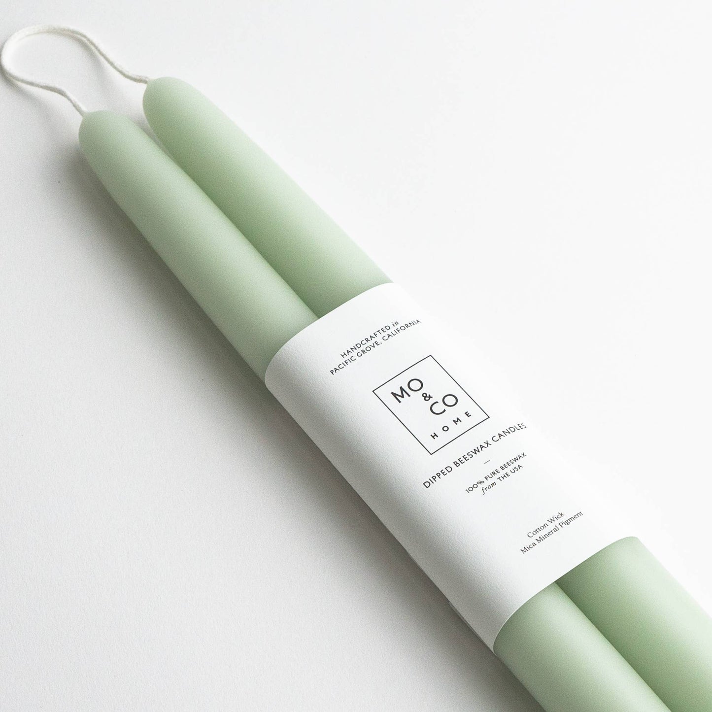 Mo&Co Home - 100% Beeswax Dipped Candles | Eucalyptus