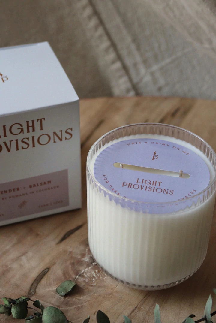 Lavender + Balsam Candle- 9.5 oz