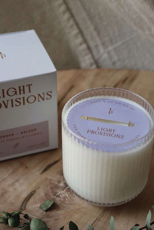 Lavender + Balsam Candle- 9.5 oz