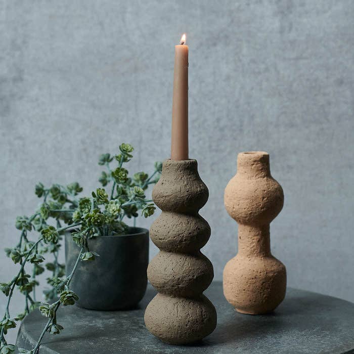 Abigail Ahern Hazel Cement Candleholder