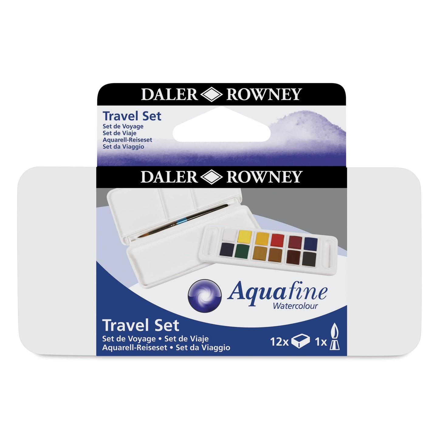 Daler-Rowney Aquafine Watercolour Travel Set