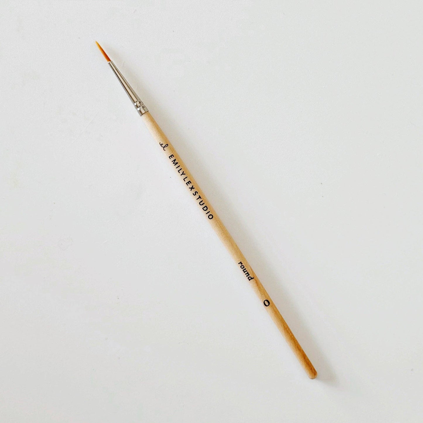 emily lex studio - Watercolor paintbrush set of five wood brushes