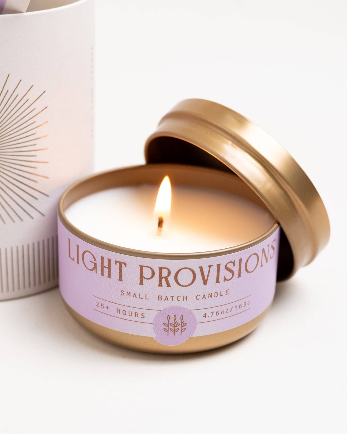Light Provisions - 4.75 oz Lavender & Balsam Candle