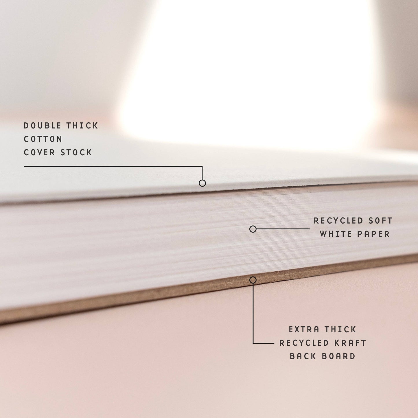 Worthwhile Paper - Charcoal Pebble Dotted Jotter Notebook