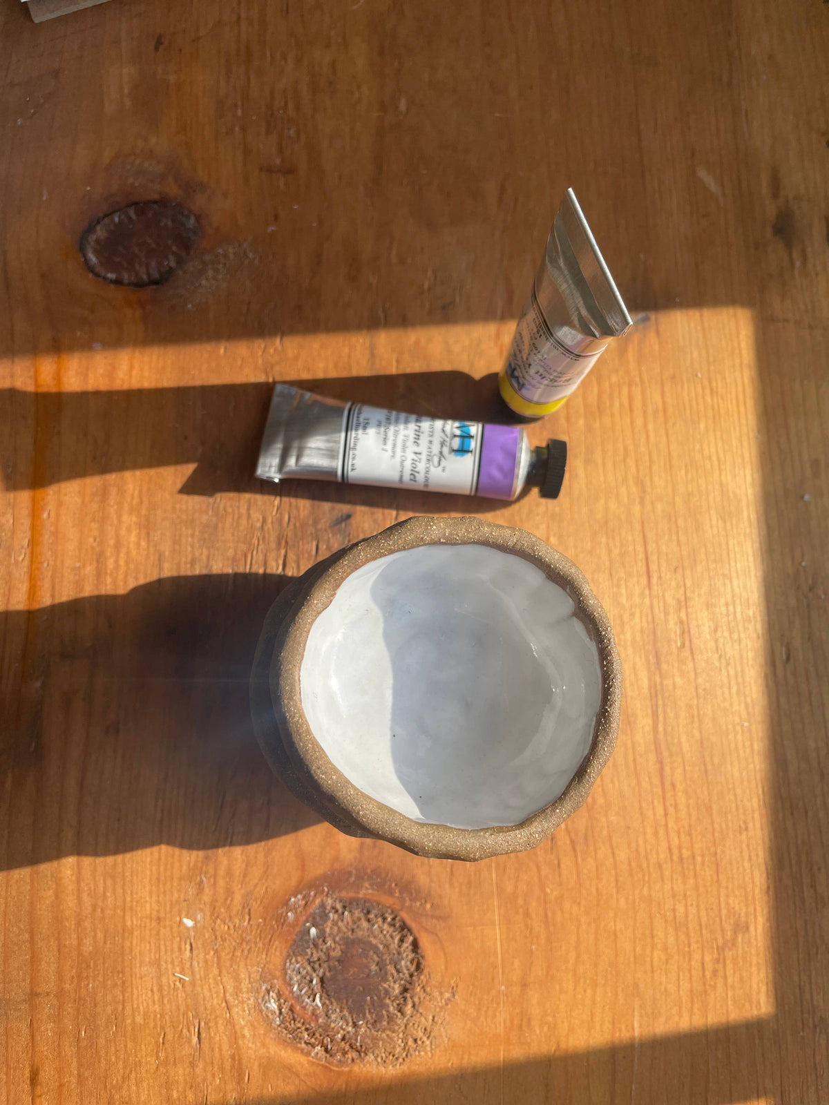 Busy Hands Studio - Large Handmade Paint Mixing Dishes or Condiment Dishes