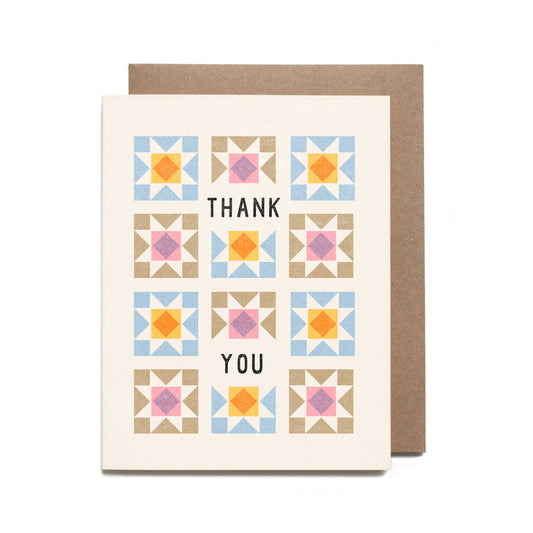Worthwhile Paper - Thank You Quilt Card