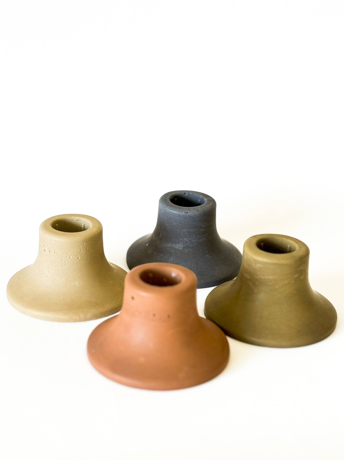 Sunday Nomad - Mina Short Taper Candle Holder | Candlestick Holder: SADDLE