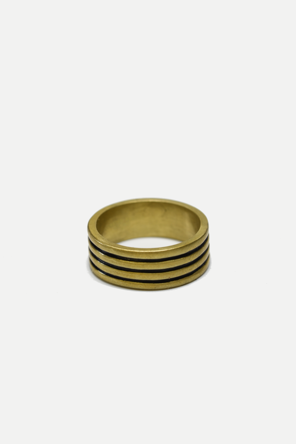 Curated Basics - Brass Stacked Ring: 8