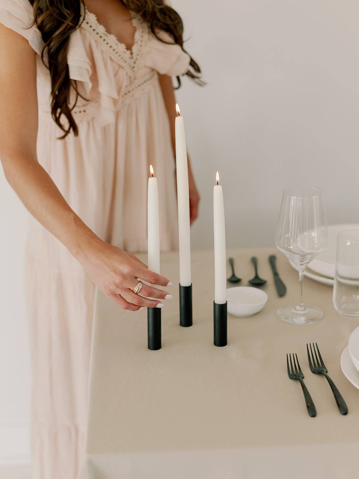 Mo&Co Home - 10" & 14" - 100% Beeswax Dipped Candles | Natural White: 14 Inch