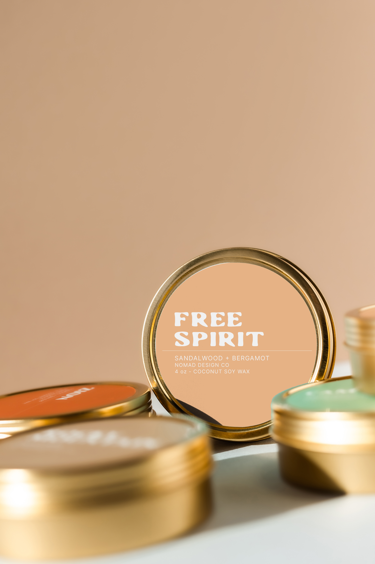 Nomad Design Co - Free Spirit Travel Tin Candle