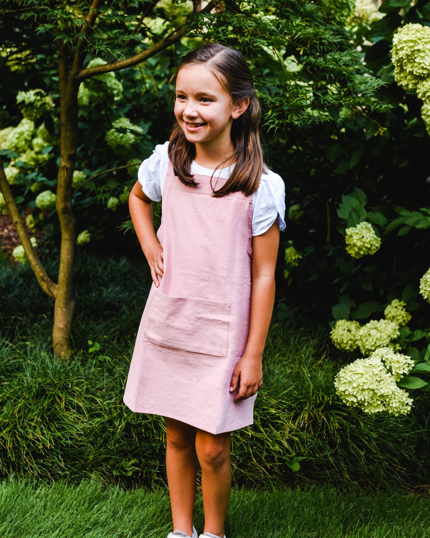 Cate Paper Co. - Cross Back Apron: Peacock Blue