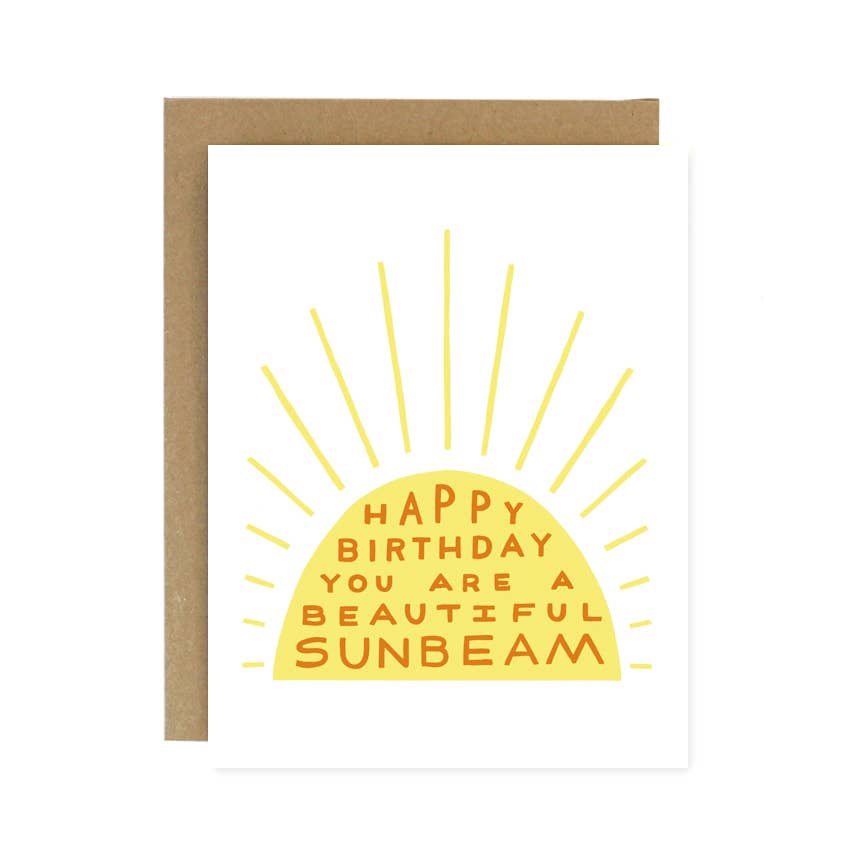 Worthwhile Paper - Birthday Sunbeam Card