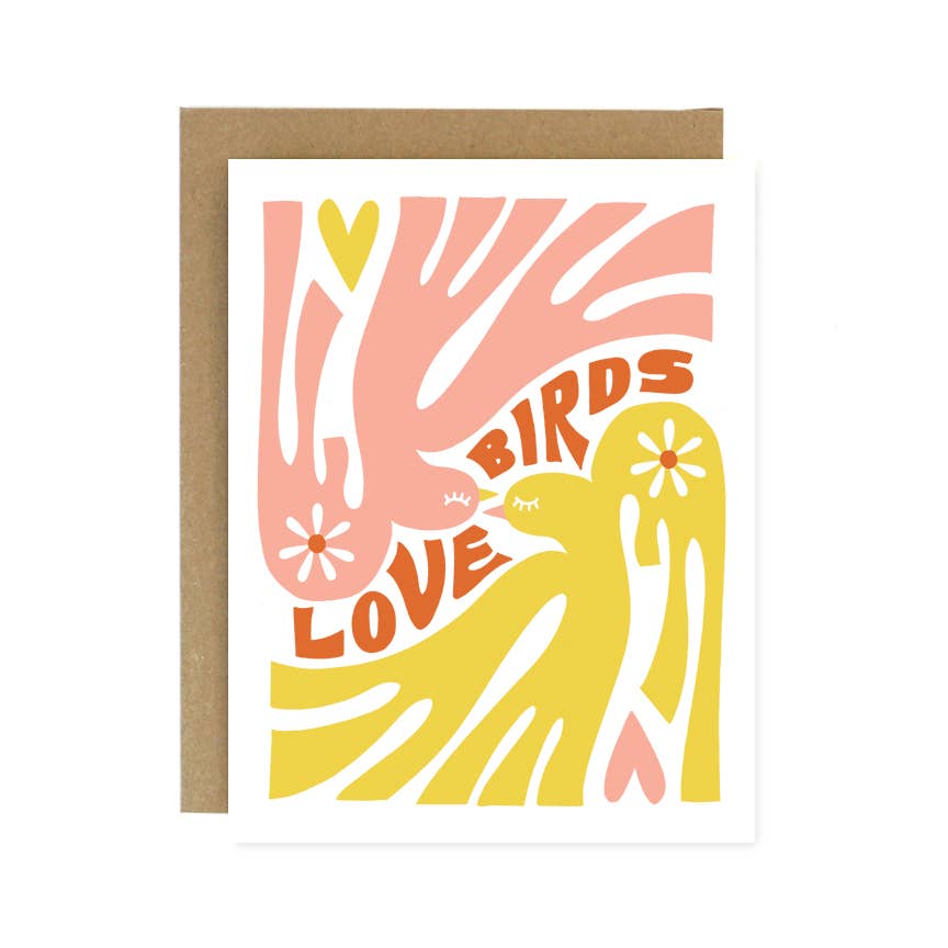 Worthwhile Paper - Love Birds Card