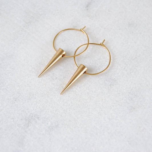 SPARKLEFARM - Spike Hoop Earrings
