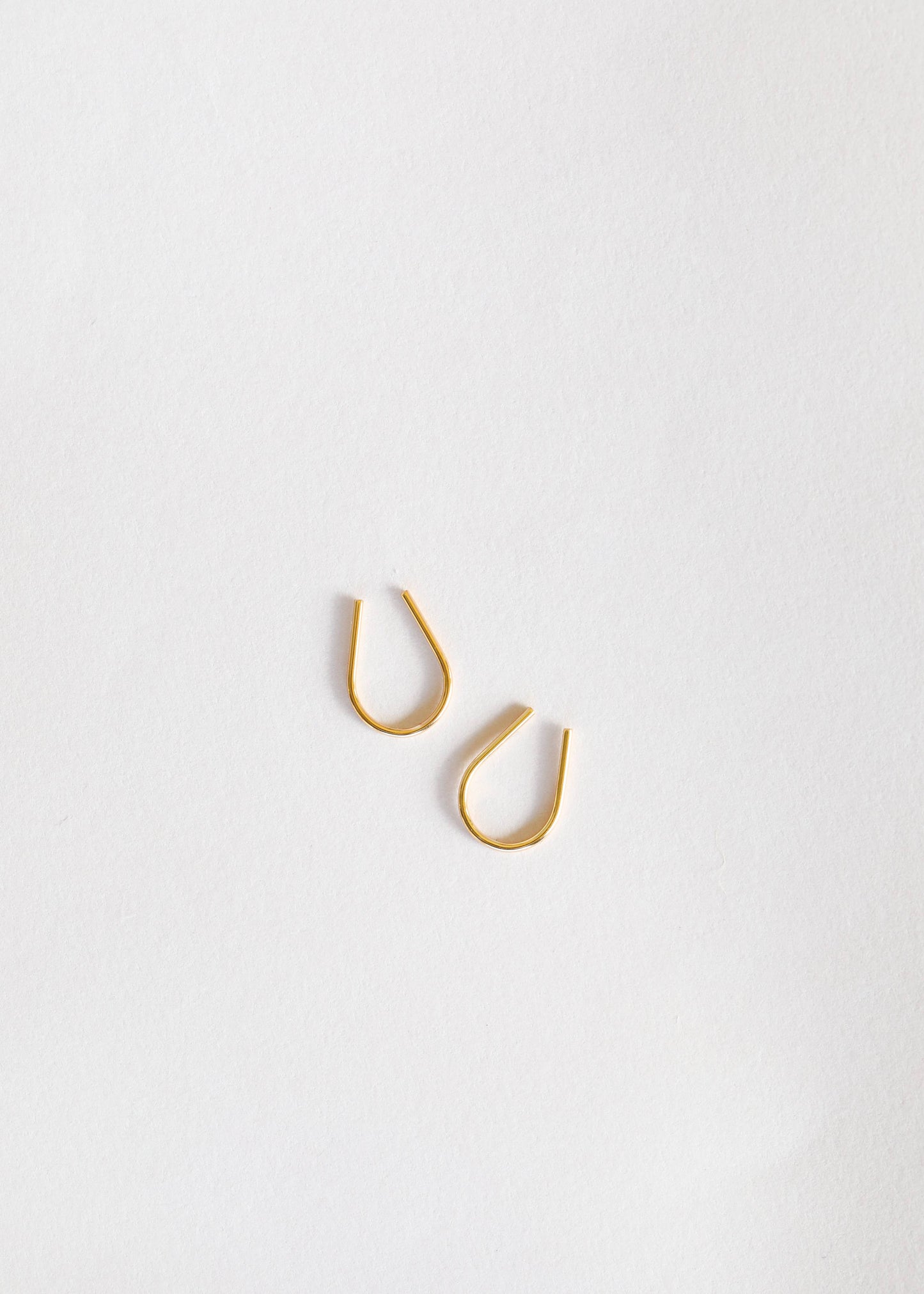 JaxKelly - Minimalist - Horseshoe - Gold Earrings