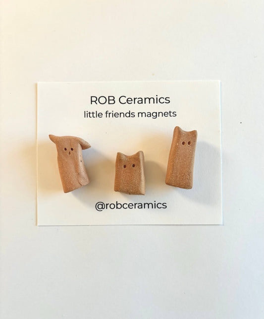 ROB Ceramics - Animal Lover Magnets Handmade Ceramic