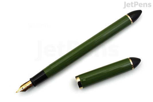 Sailor Fude de Mannen Calligraphy Pen, 55 degrees Green