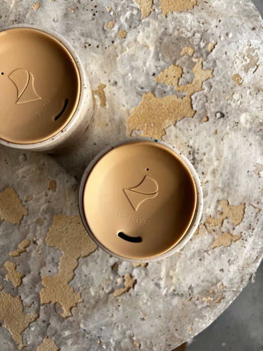 Good Hearted Woman - Painted Commuter Cup: Cappuccino