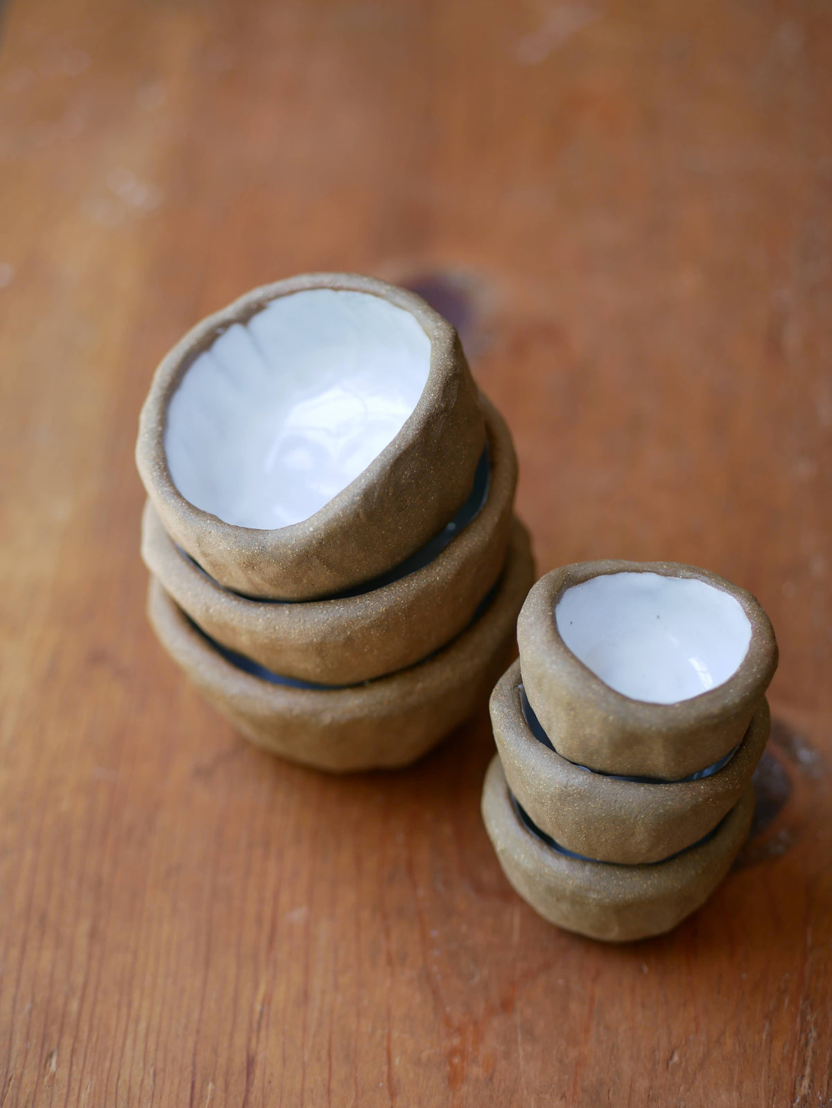 Busy Hands Studio - Large Handmade Paint Mixing Dishes or Condiment Dishes