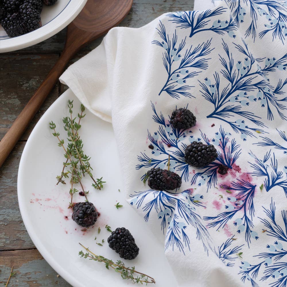 HAZELMADE® Tea Towels + Gifts - Winter Branch Tea Towel | Kitchen Decor | Holiday