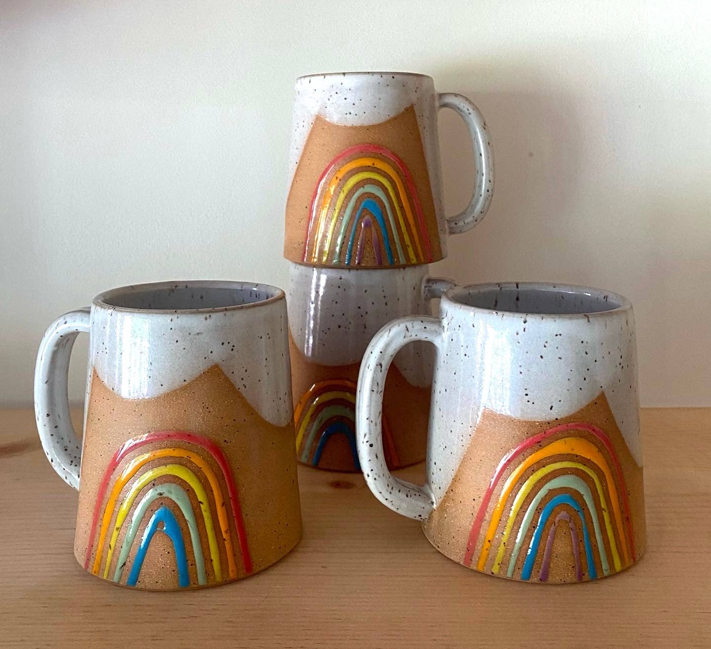 ROB Ceramics - Rainbow Mug Handmade Ceramic