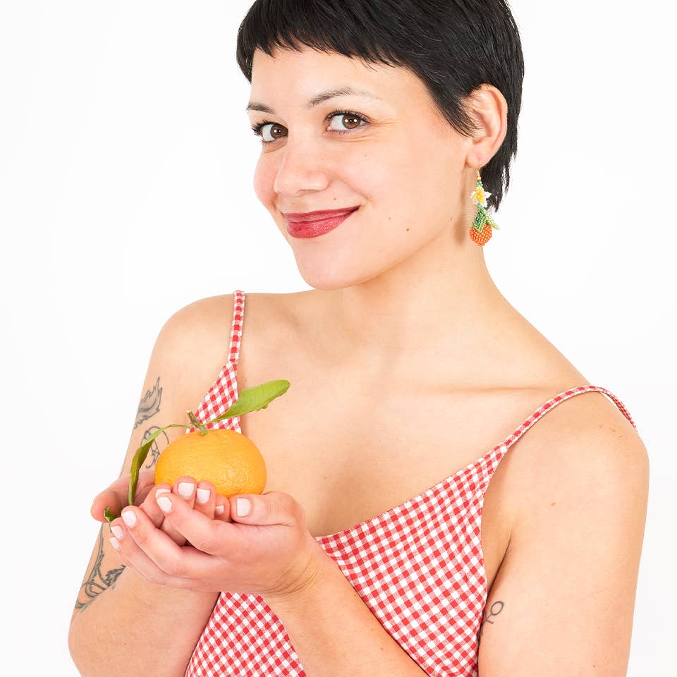 Altiplano - Orange Blossom Earrings