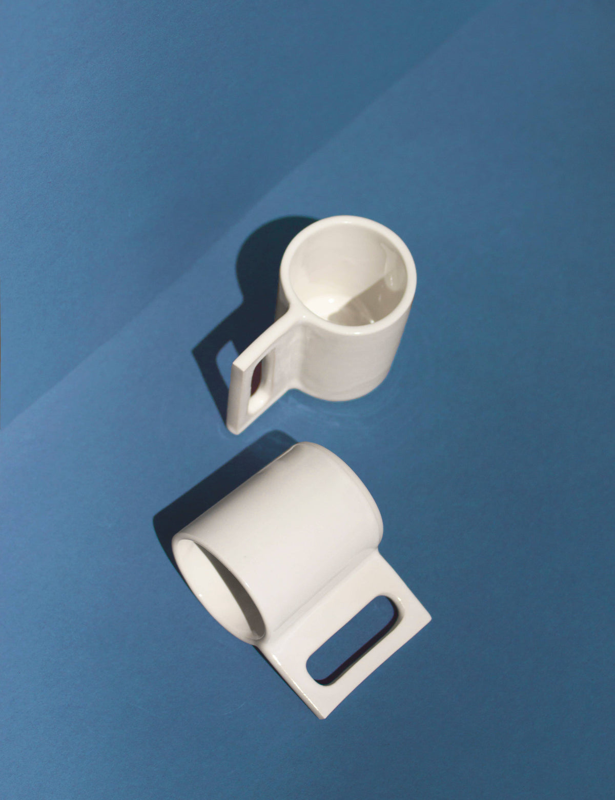Guten Co. - Gloss White Geo Mug