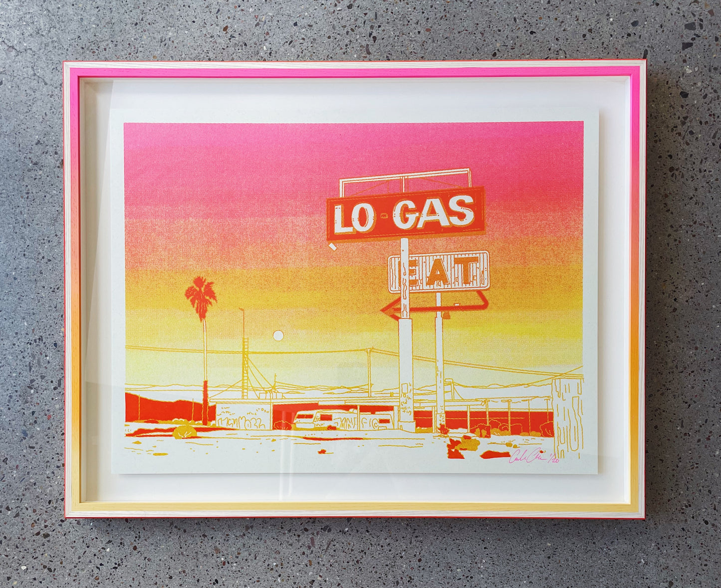 Lo-Eat Gas-1st edition framed