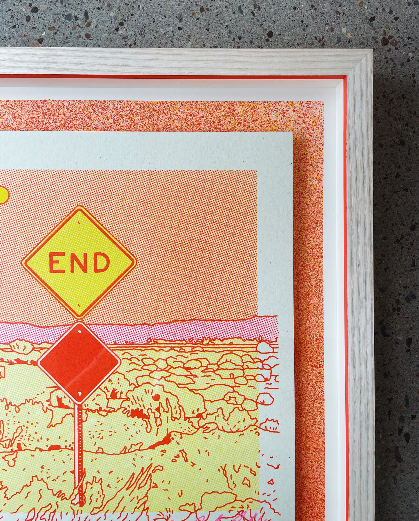 End Sign- 1st edition framed