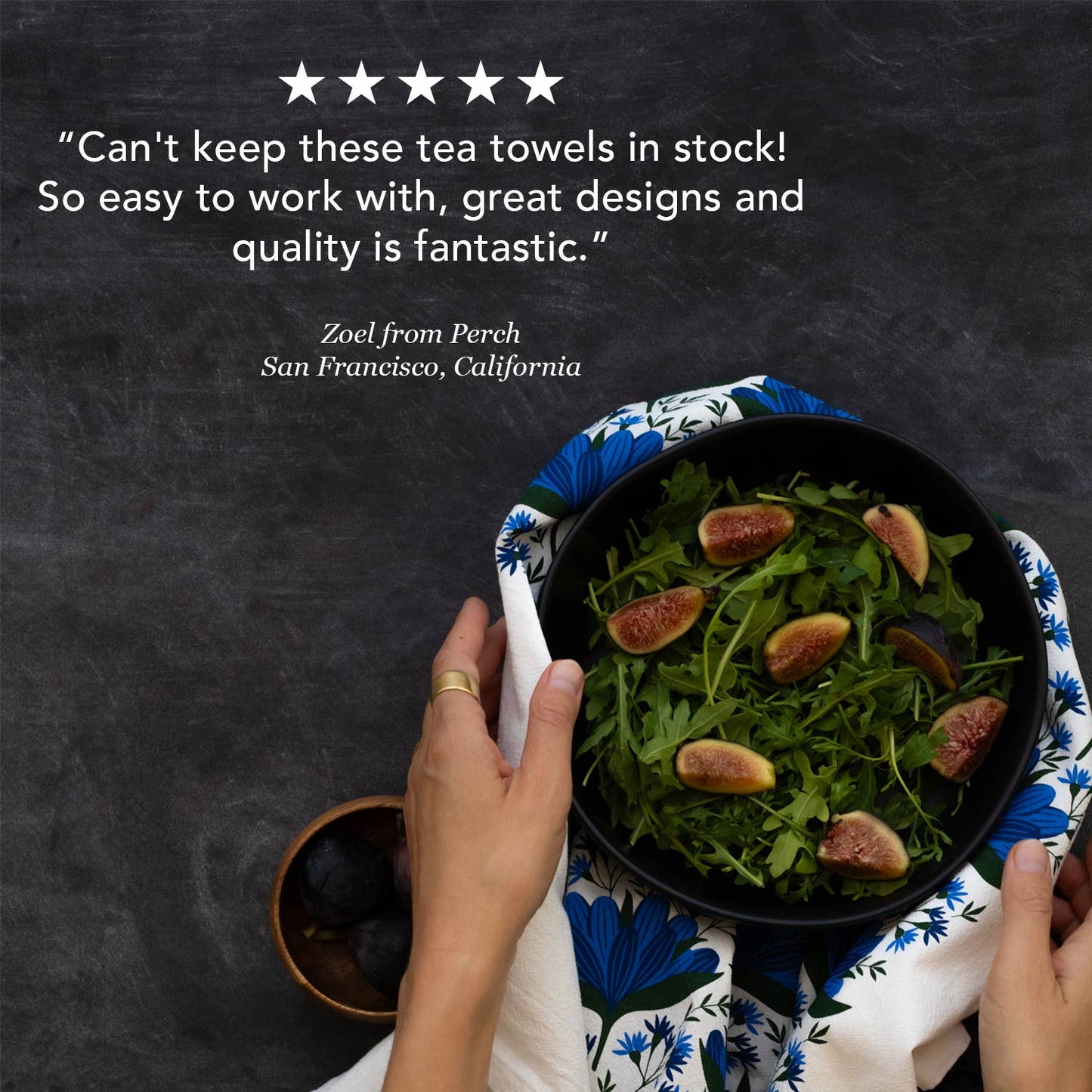 HAZELMADE® Tea Towels + Gifts - Pomegranates Tea Towel | Kitchen Decor | Holiday