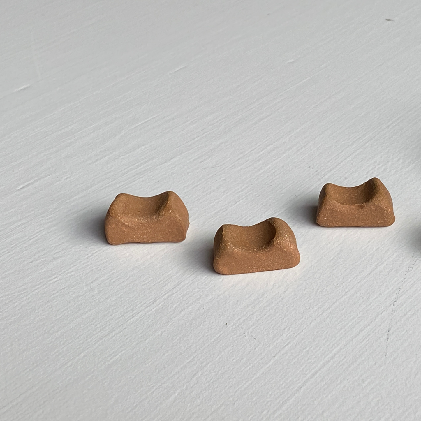 Brush Rest and Paintbrush Holder, Handmade Chopstick Holder: Glazed