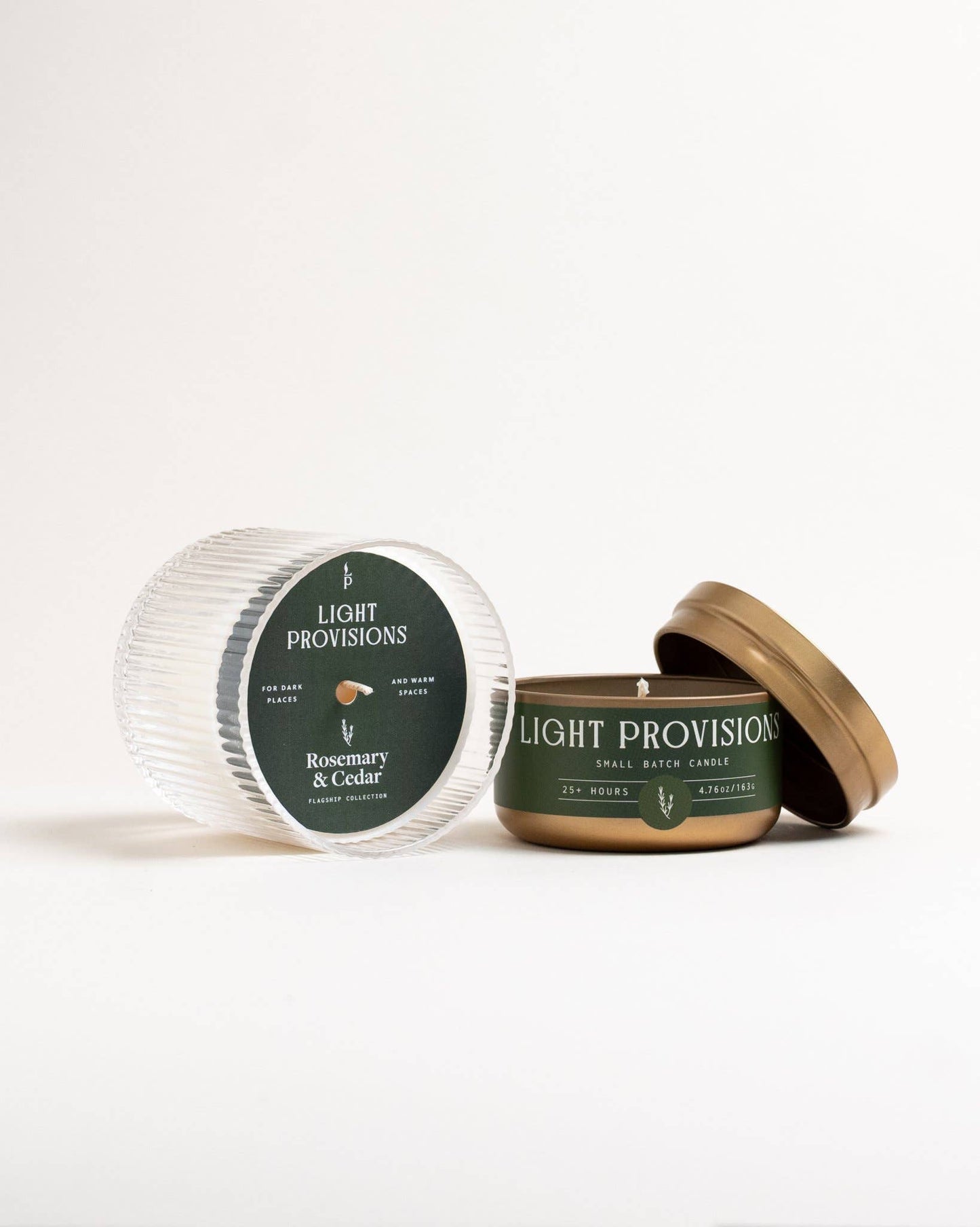 Light Provisions - 4.75 oz Rosemary & Cedar Candle
