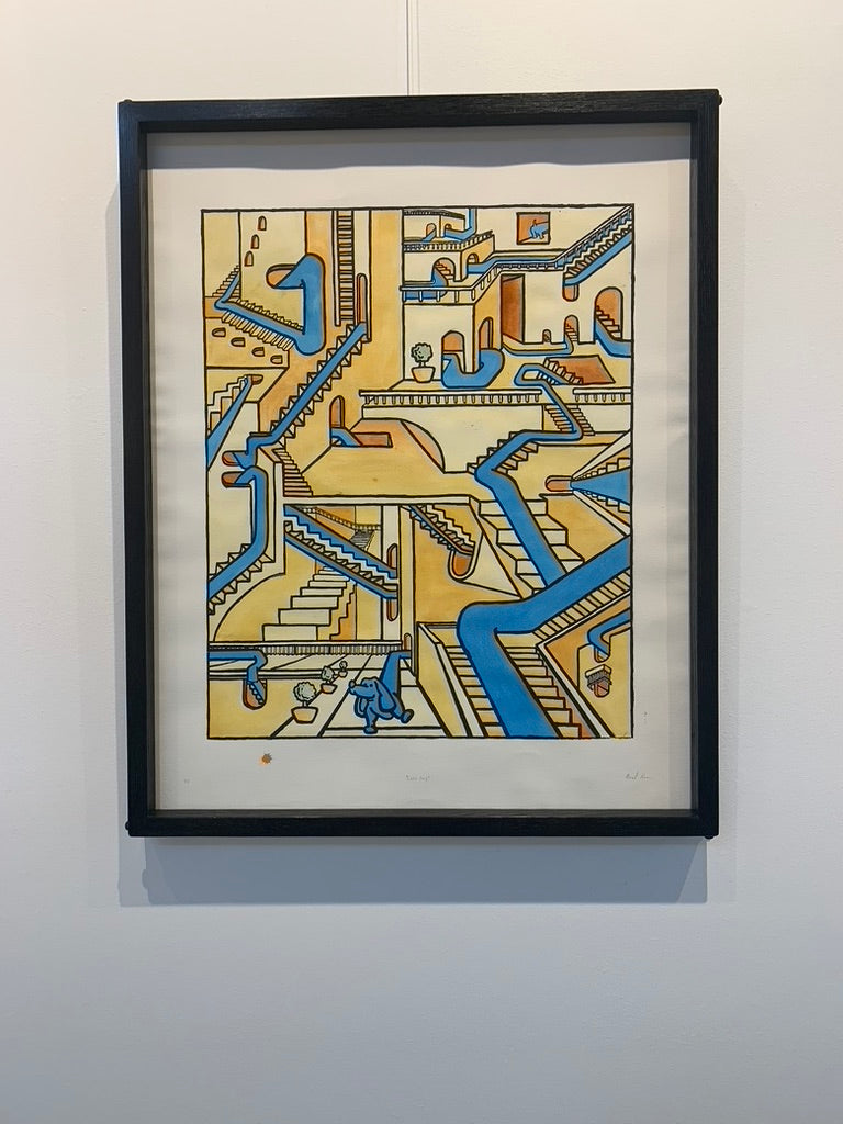 Long Dog Framed