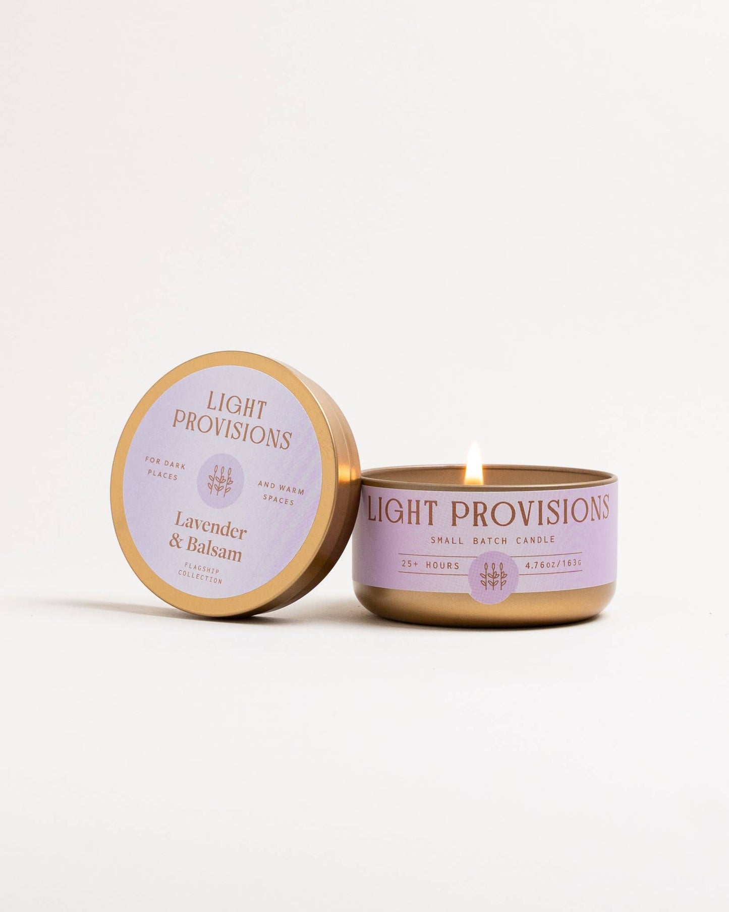 Light Provisions - 4.75 oz Lavender & Balsam Candle