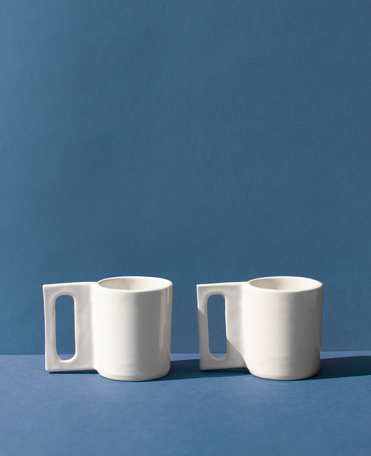 Guten Co. - Gloss White Geo Mug