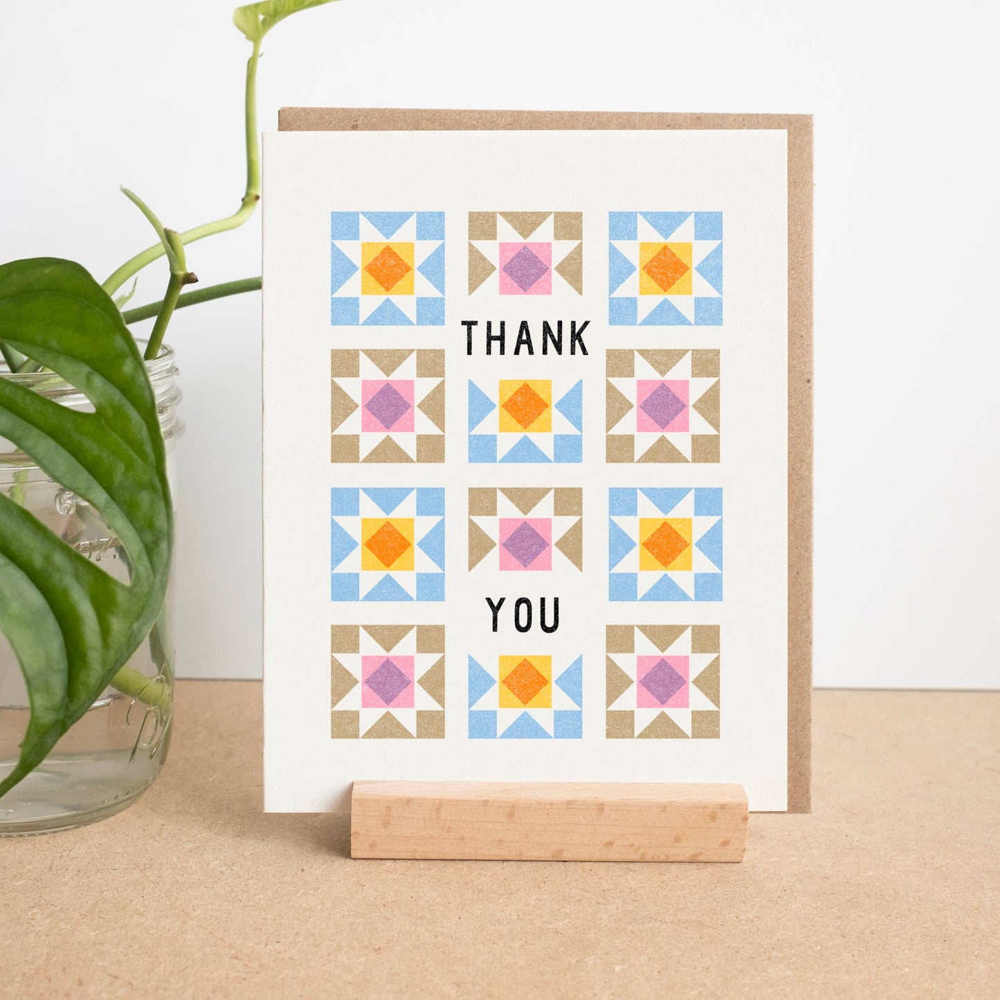 Worthwhile Paper - Thank You Quilt Card