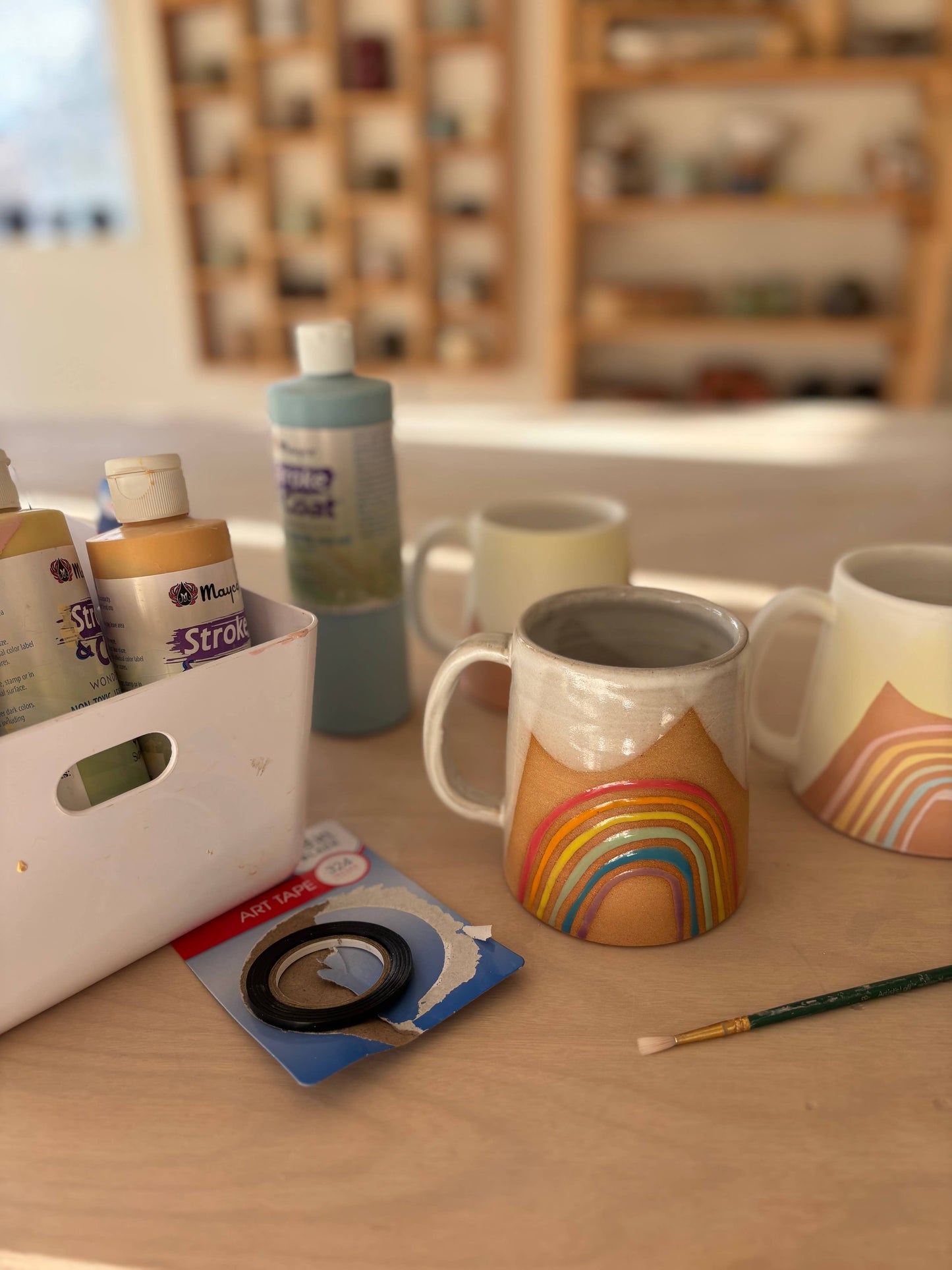 ROB Ceramics - Rainbow Mug Handmade Ceramic