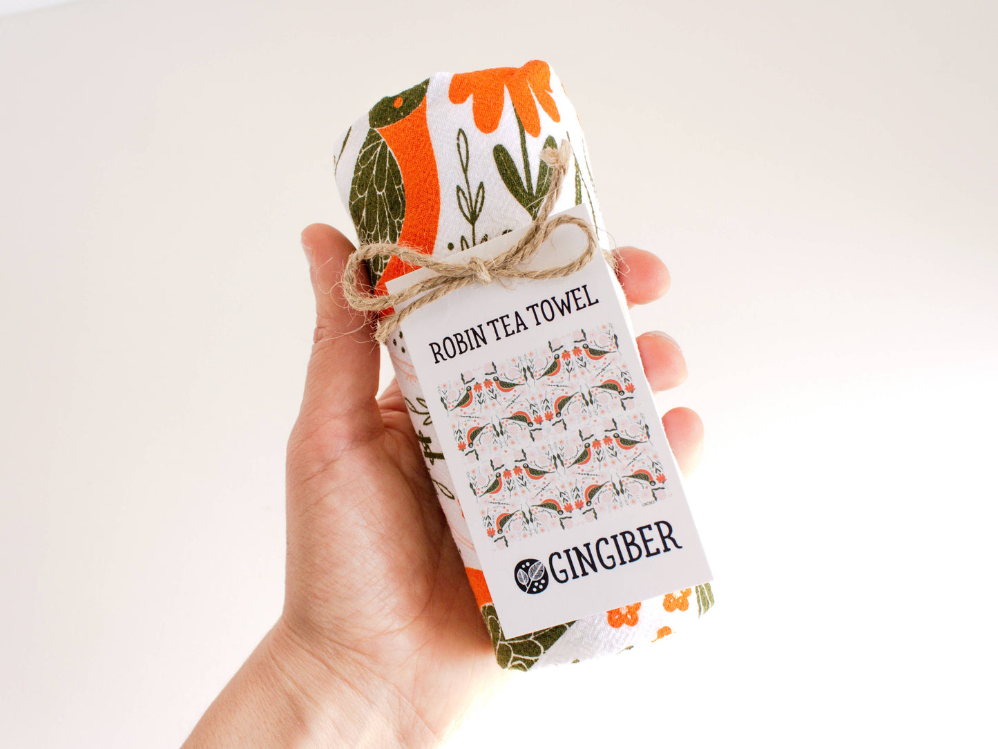 Gingiber - Robin Tea Towel