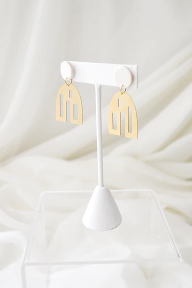 Heritage & Bloom - Wynn Earrings: Black
