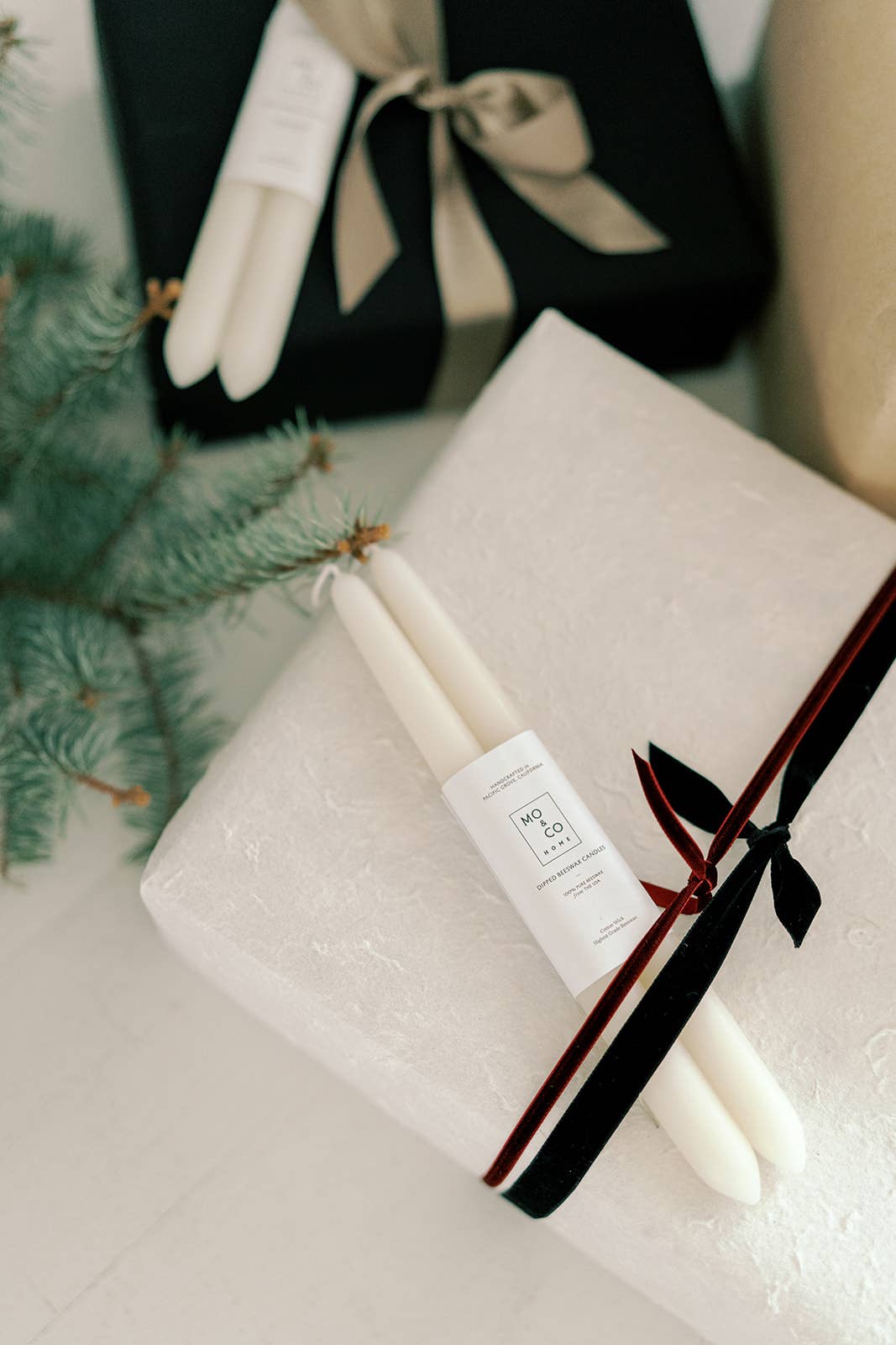 Mo&Co Home - 10" & 14" - 100% Beeswax Dipped Candles | Natural White: 14 Inch