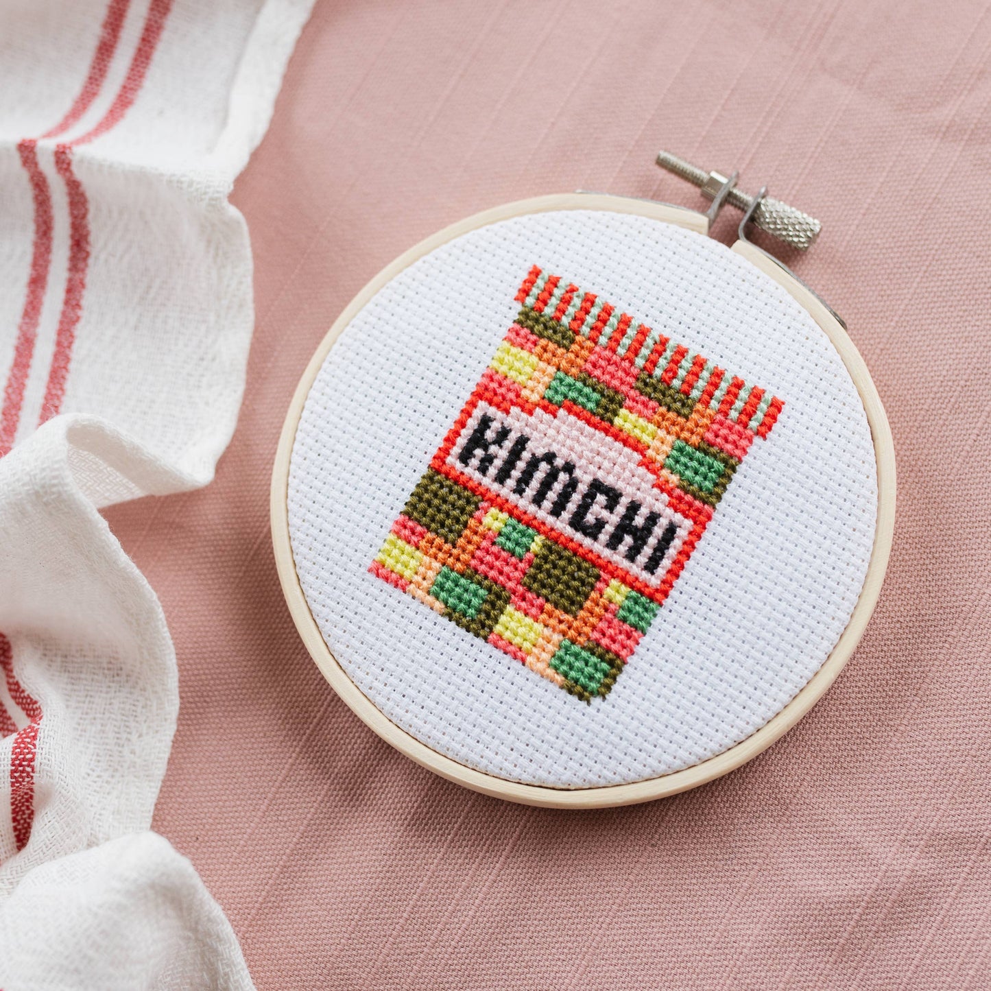 Cotton Clara - Kimchi Cross Stitch Kit