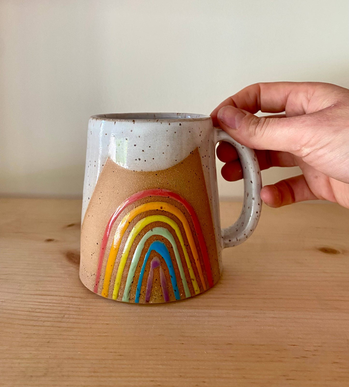 ROB Ceramics - Rainbow Mug Handmade Ceramic