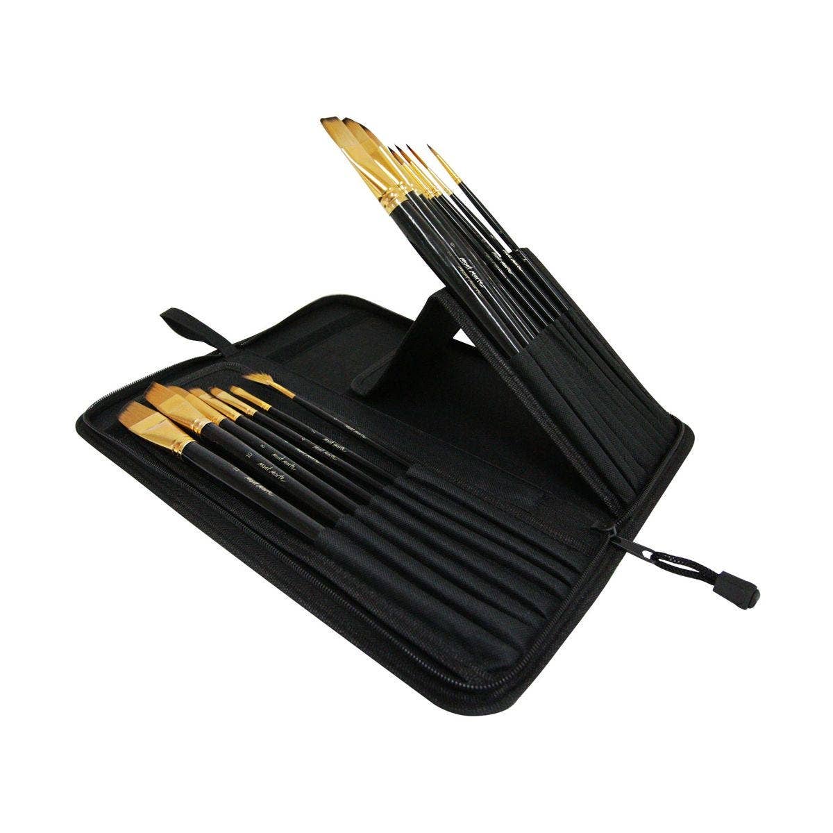 Mont Marte Usa, Inc. - Studio Brush Set in Easel Wallet 15pce