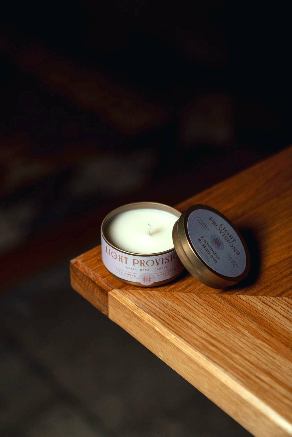 Light Provisions - 4.75 oz Lavender & Balsam Candle
