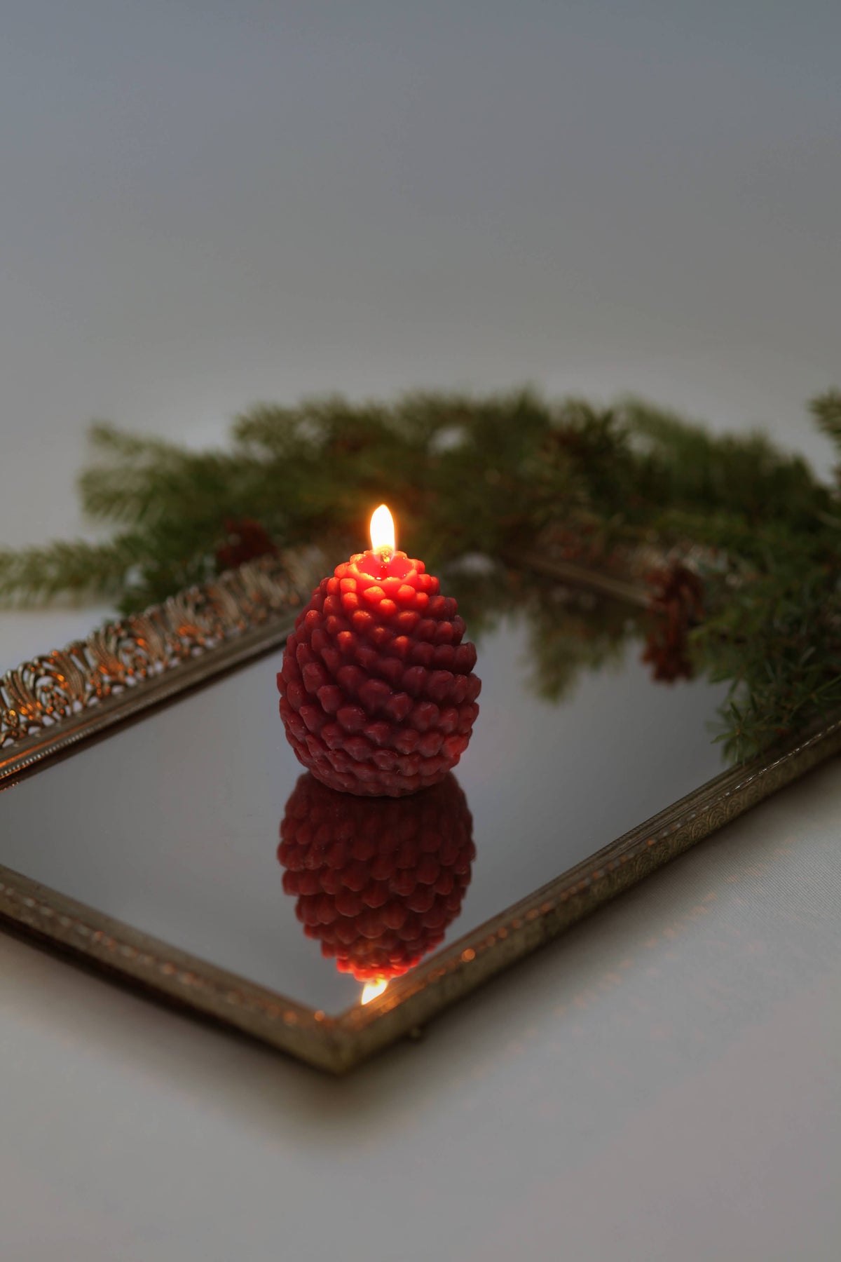 Mo&Co Home - Mo&Co Home Exclusive: Sculpted Beeswax Pine Cones Large