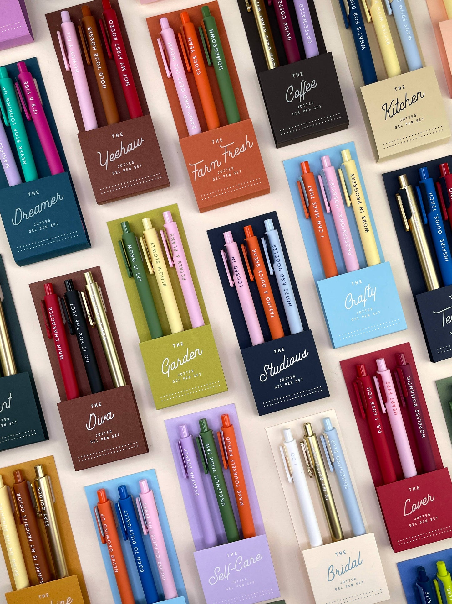 Ruff House Print Shop - Crafty Jotter Gel Pen: Set of 3