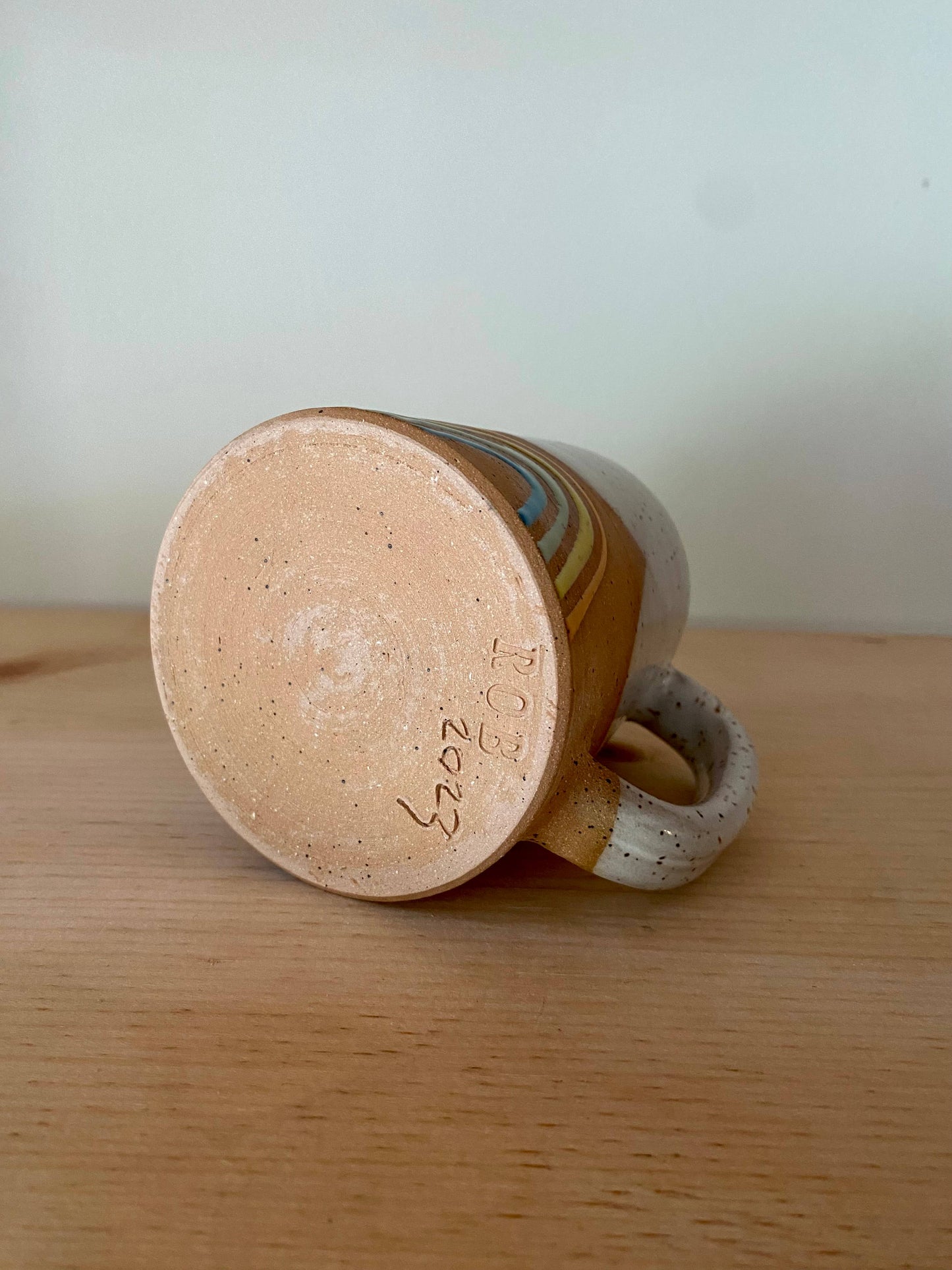 ROB Ceramics - Rainbow Mug Handmade Ceramic