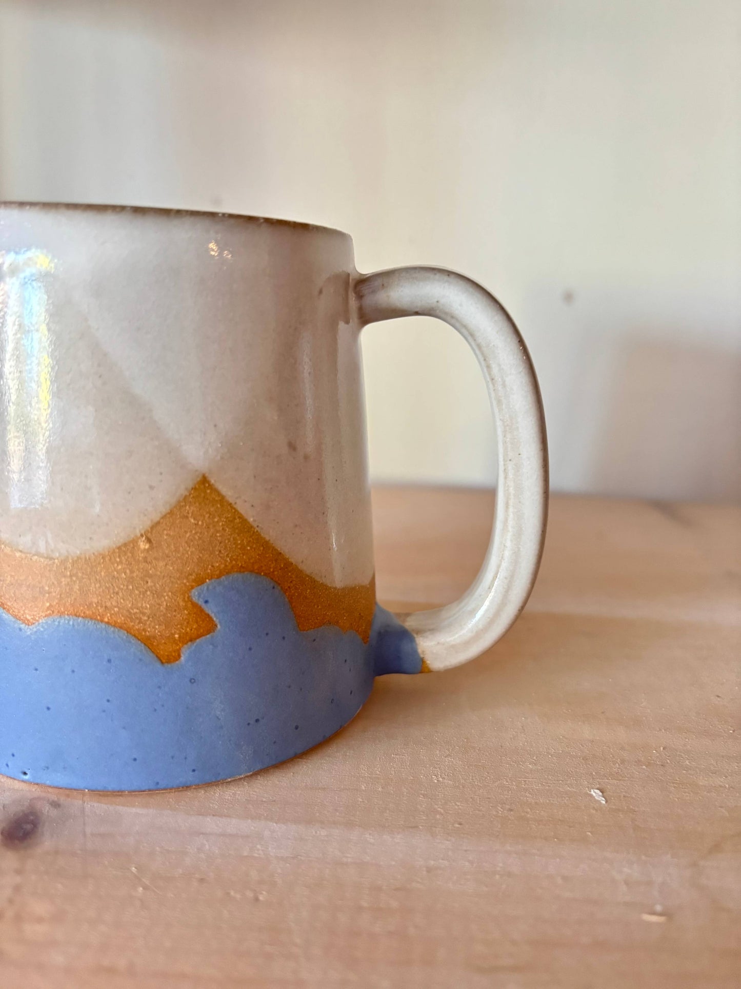 ROB Ceramics - Horizon Mug- Handmade Ceramic: Coast (Blue)